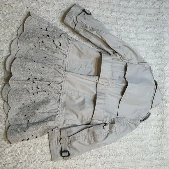 Aquascutum Junior Trench Coat sz 4/5 - Picture 4 of 13